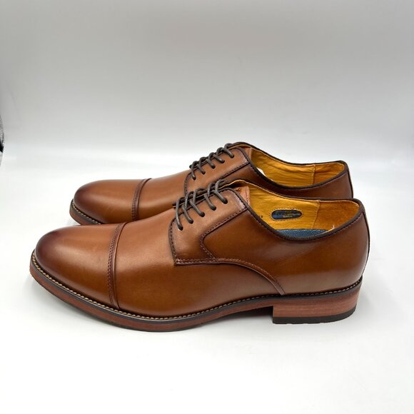 Florsheim Mens Size 8.5 Blaze Cap Oxfords Brown Leather Lace Up Dress Shoes New‎ main image 11